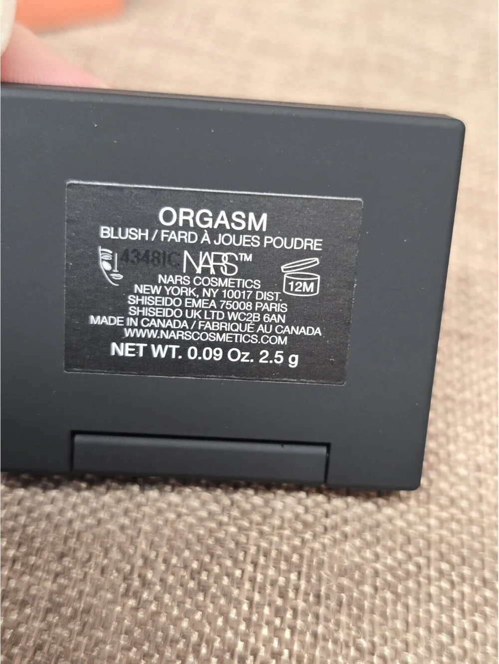 NARS Blush in Orgasm 0.09 oz Brand New In Box